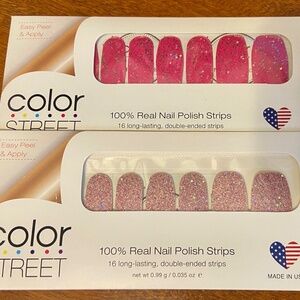COLOR STREET nail polish strips bundle of 2 (Venetian Masquerade & LA Dreams)